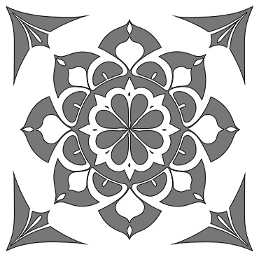Mandala scroll saw pattern